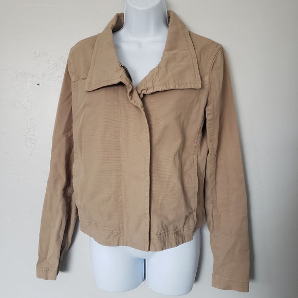 James Perse Jackets & Coats Standard James Perse Womens 2 Tan Beige